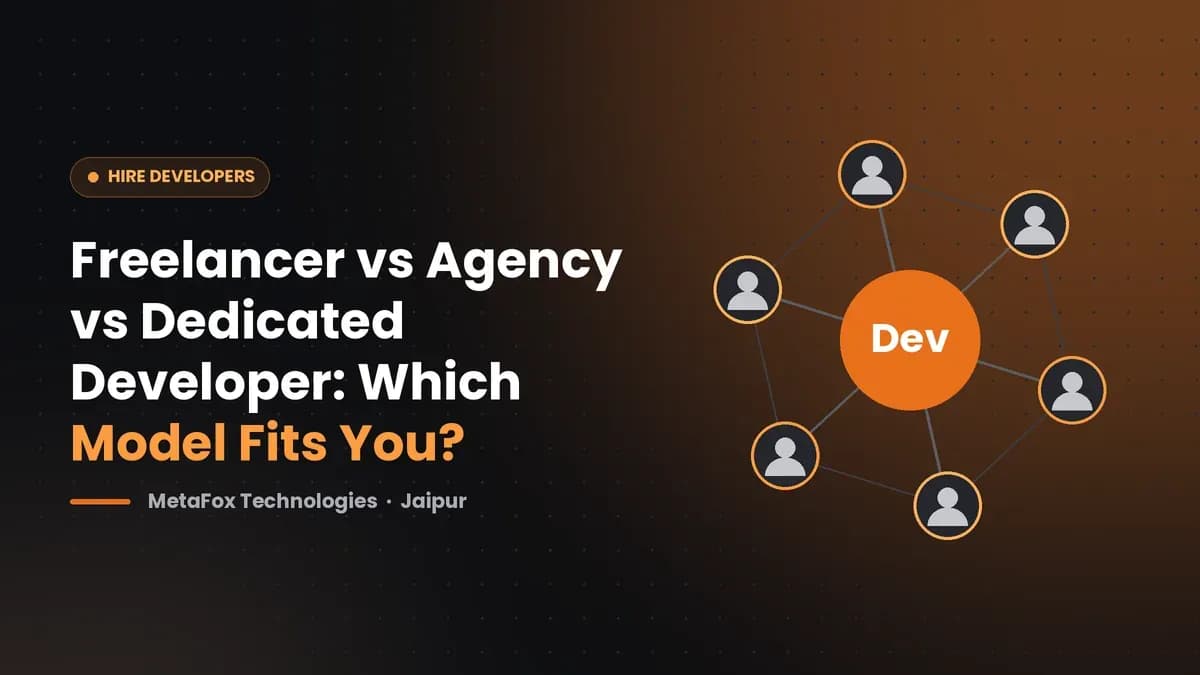 Cover: Freelancer vs Agency vs Dedicated Developer: Which Model Fits You?