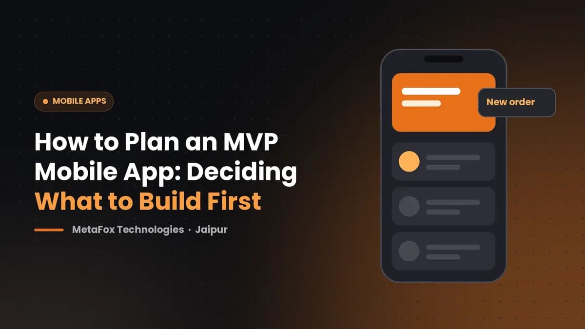 Cover: How to Plan an MVP Mobile App: Deciding What to Build First