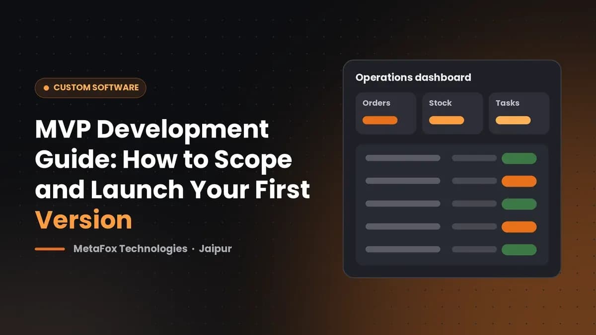 Cover: MVP Development Guide: How to Scope and Launch Your First Version