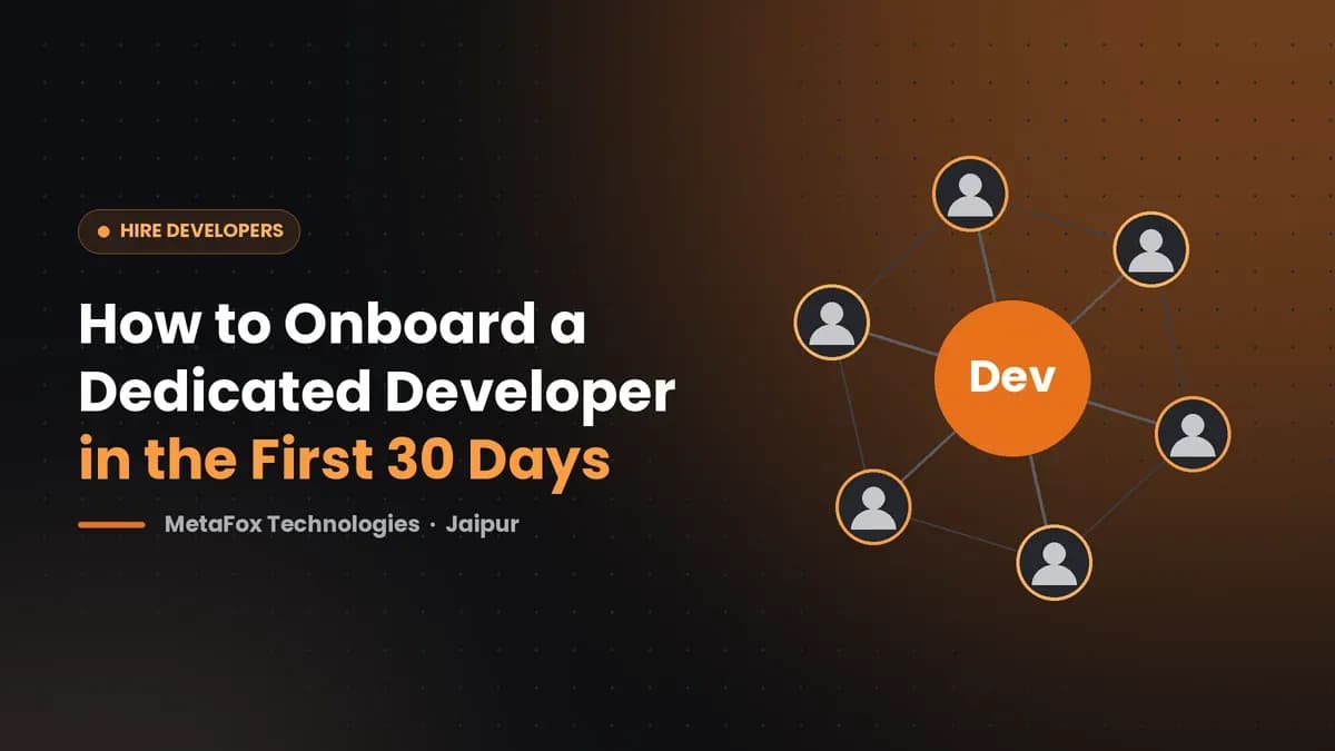 Cover: How to Onboard a Dedicated Developer in the First 30 Days