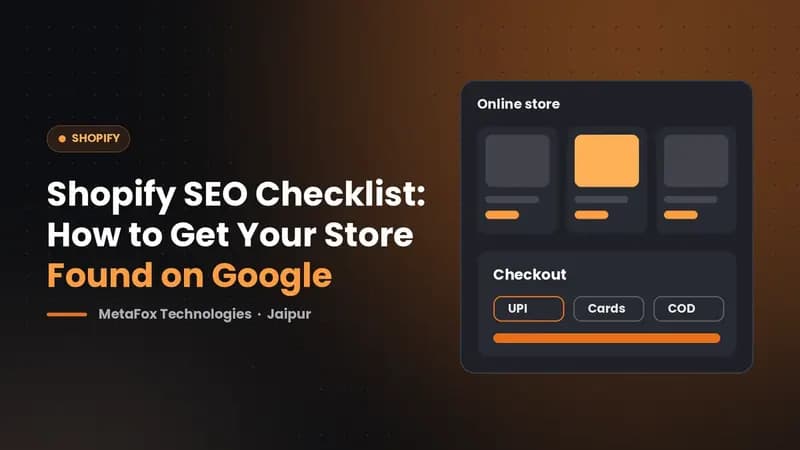 Cover: Shopify SEO Checklist: How to Get Your Store Found on Google
