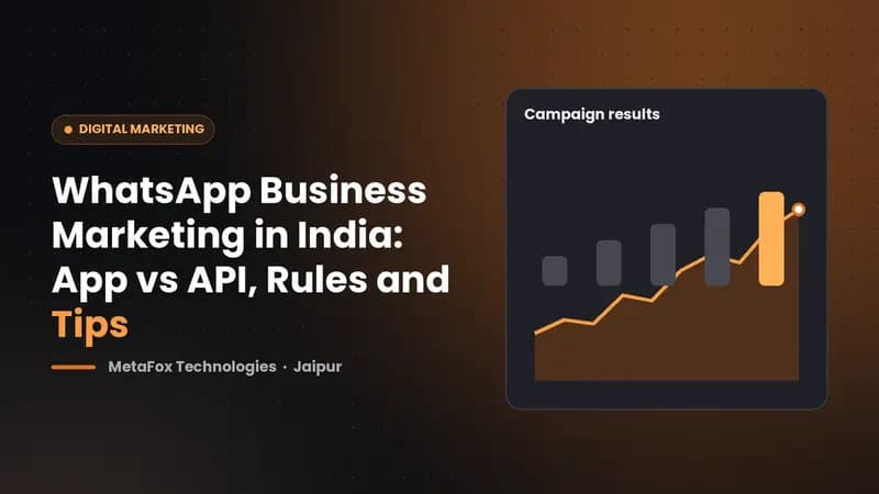 Cover: WhatsApp Business Marketing in India: App vs API, Rules and Tips