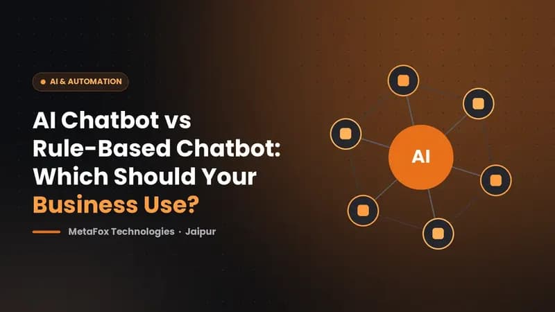 Cover: AI Chatbot vs Rule-Based Chatbot: Which Should Your Business Use?