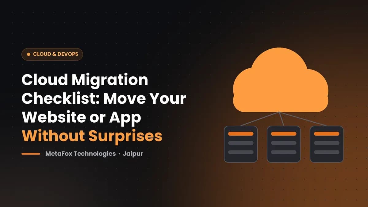 Cover: Cloud Migration Checklist: Move Your Website or App Without Surprises