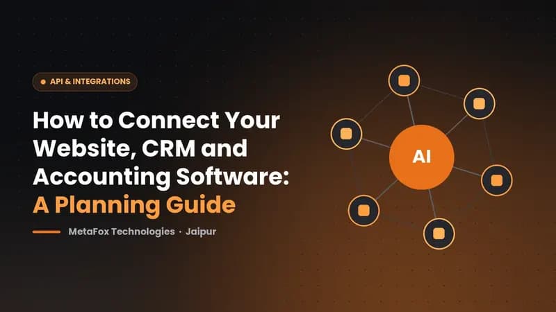 Cover: How to Connect Your Website, CRM and Accounting: A Planning Guide