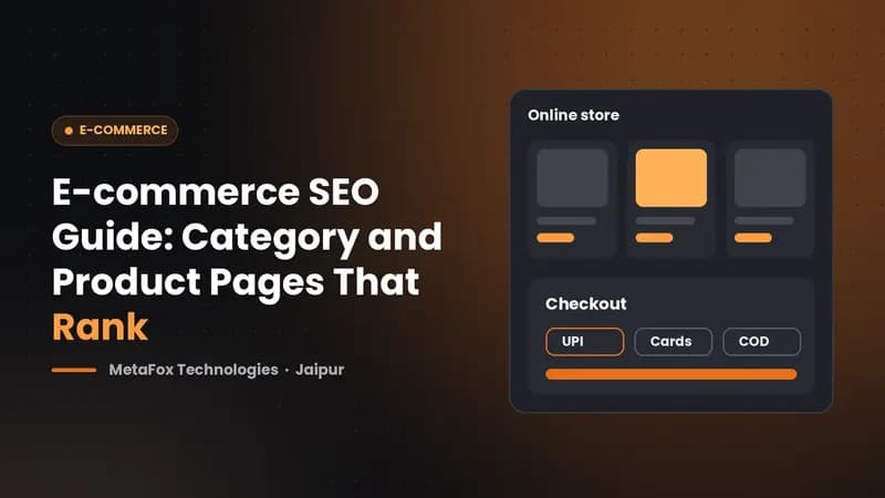 Cover: E-commerce SEO Guide: Category and Product Pages That Rank