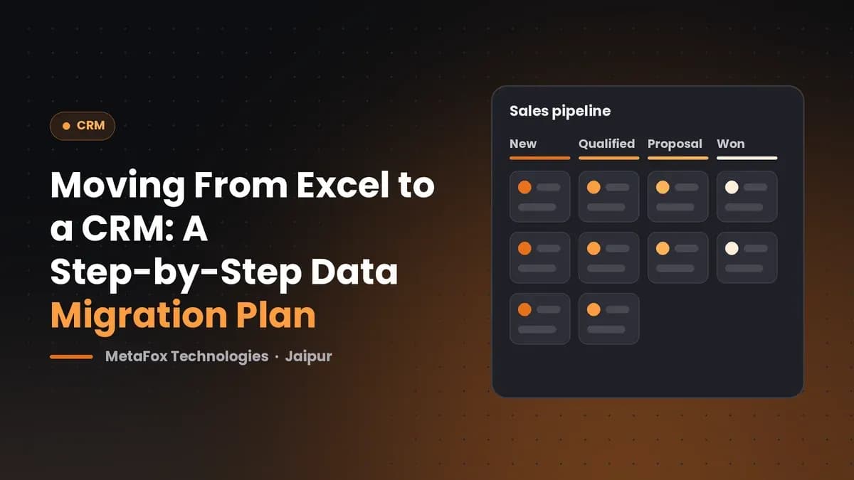 Cover: Moving From Excel to a CRM: A Step-by-Step Data Migration Plan