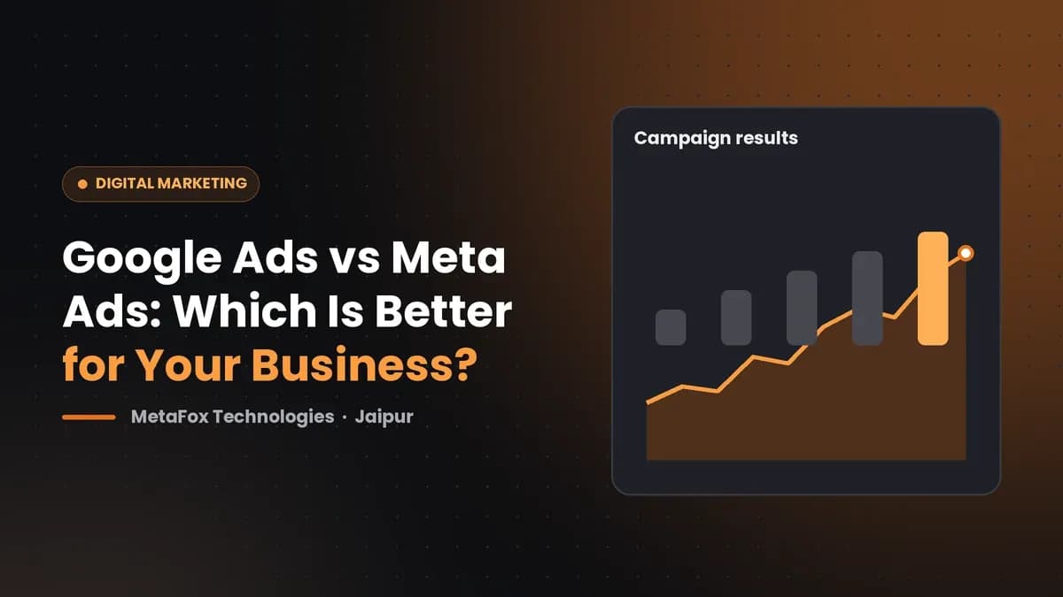 Cover: Google Ads vs Meta Ads: Which Is Better for Your Business?
