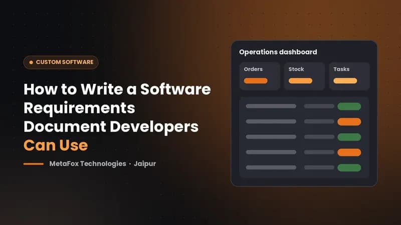 Cover: How to Write a Software Requirements Document Developers Can Use