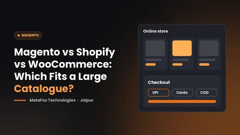 Cover: Magento vs Shopify vs WooCommerce: Which Fits a Large Catalogue?