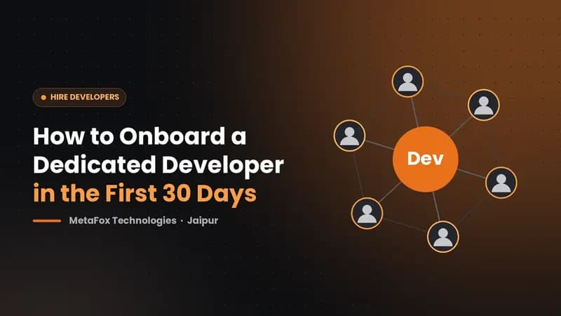 Cover: How to Onboard a Dedicated Developer in the First 30 Days