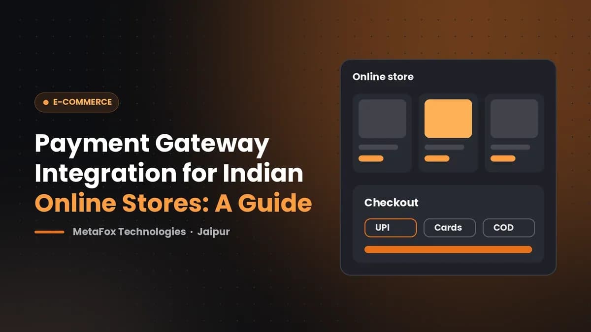 Cover: Payment Gateway Integration for Indian Online Stores: A Guide