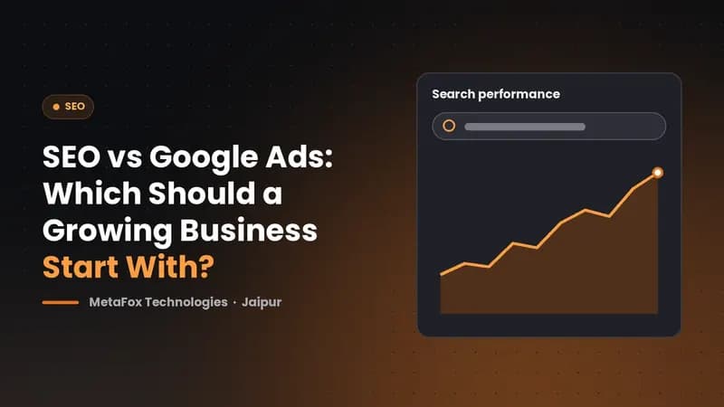 Cover: SEO vs Google Ads: Which Should a Growing Business Start With?