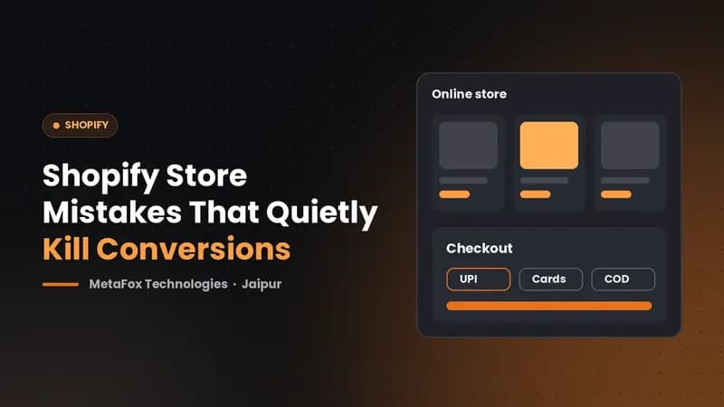 Cover: Shopify Store Mistakes That Quietly Kill Conversions