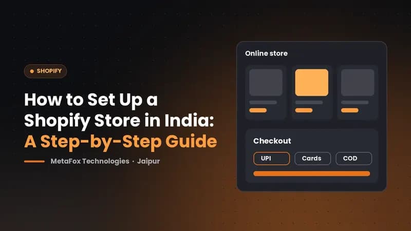 Cover: How to Set Up a Shopify Store in India: A Step-by-Step Guide
