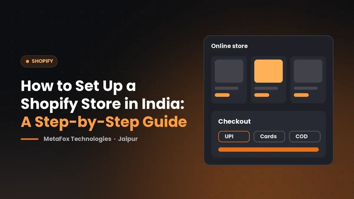 Cover: How to Set Up a Shopify Store in India: A Step-by-Step Guide