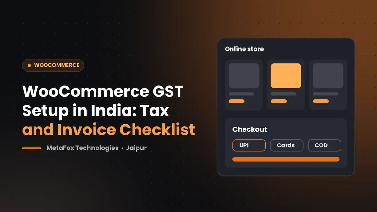 Cover: WooCommerce GST Setup in India: Tax and Invoice Checklist