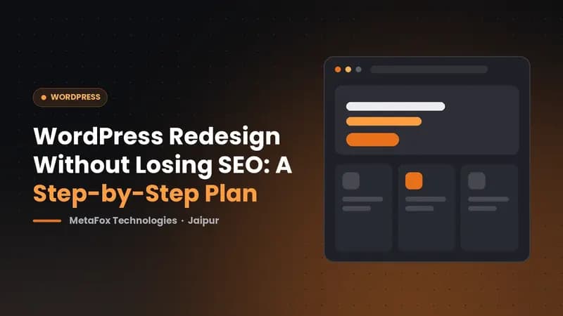 Cover: WordPress Redesign Without Losing SEO: A Step-by-Step Plan