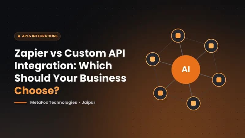 Cover: Zapier vs Custom API Integration: Which Should Your Business Choose?